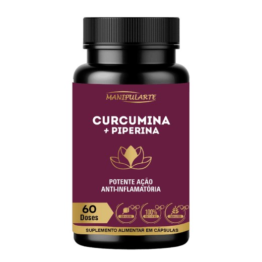 Suplemento de Curcumina + piperina para tratamento da endometriose